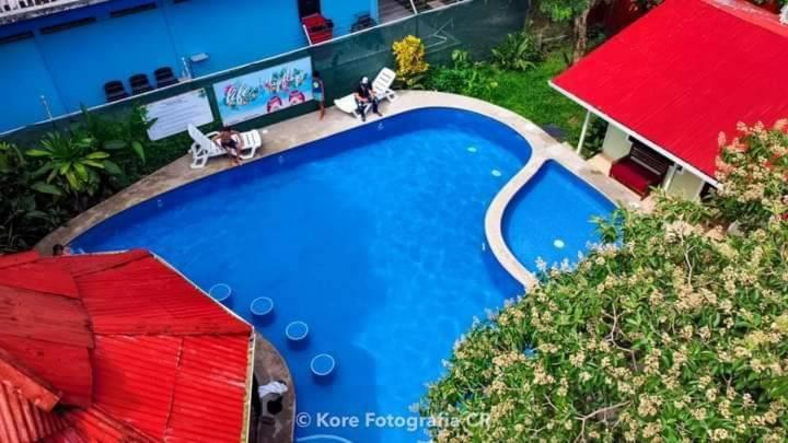 Miss Miriam. Hotel Frente Al Mar Tortuguero Buitenkant foto